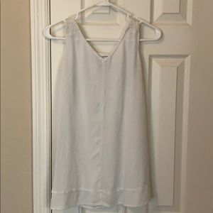 White TieBack blouse